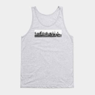 New York City skyline Vintage Retro print Tank Top